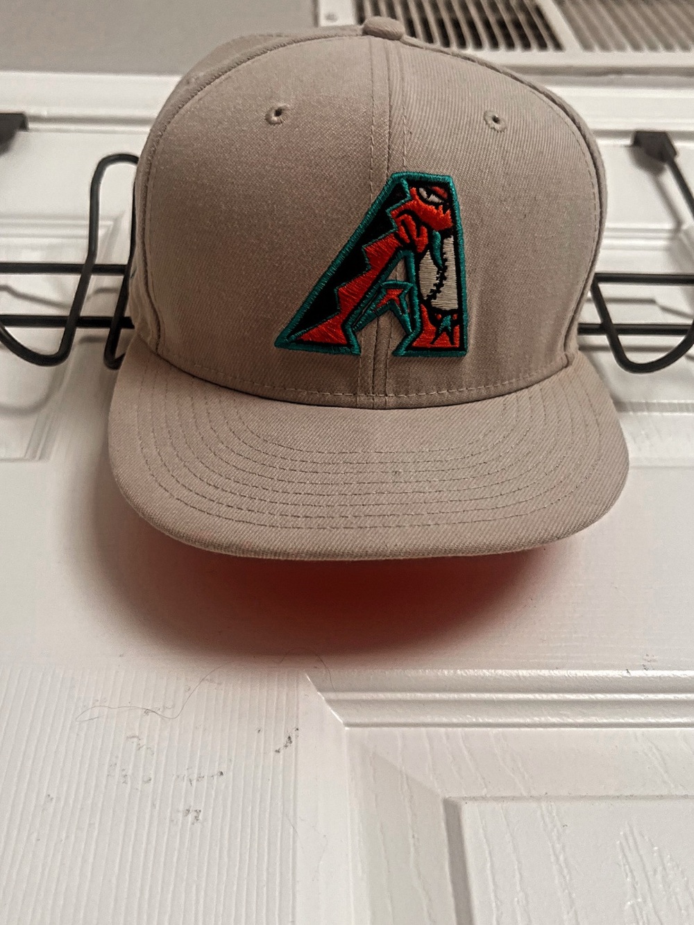 Dbacks Embroidered 'A' Logo Baseball Cap - Tan